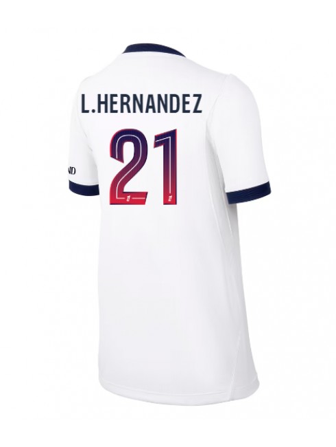 Paris Saint-Germain Lucas Hernandez #21 Replika Borta Kläder Dam 2026-27 Kortärmad Paris Saint-Germain Lucas Hernandez #21 Replika Borta Kläder Dam 2026-27 Kortärmad